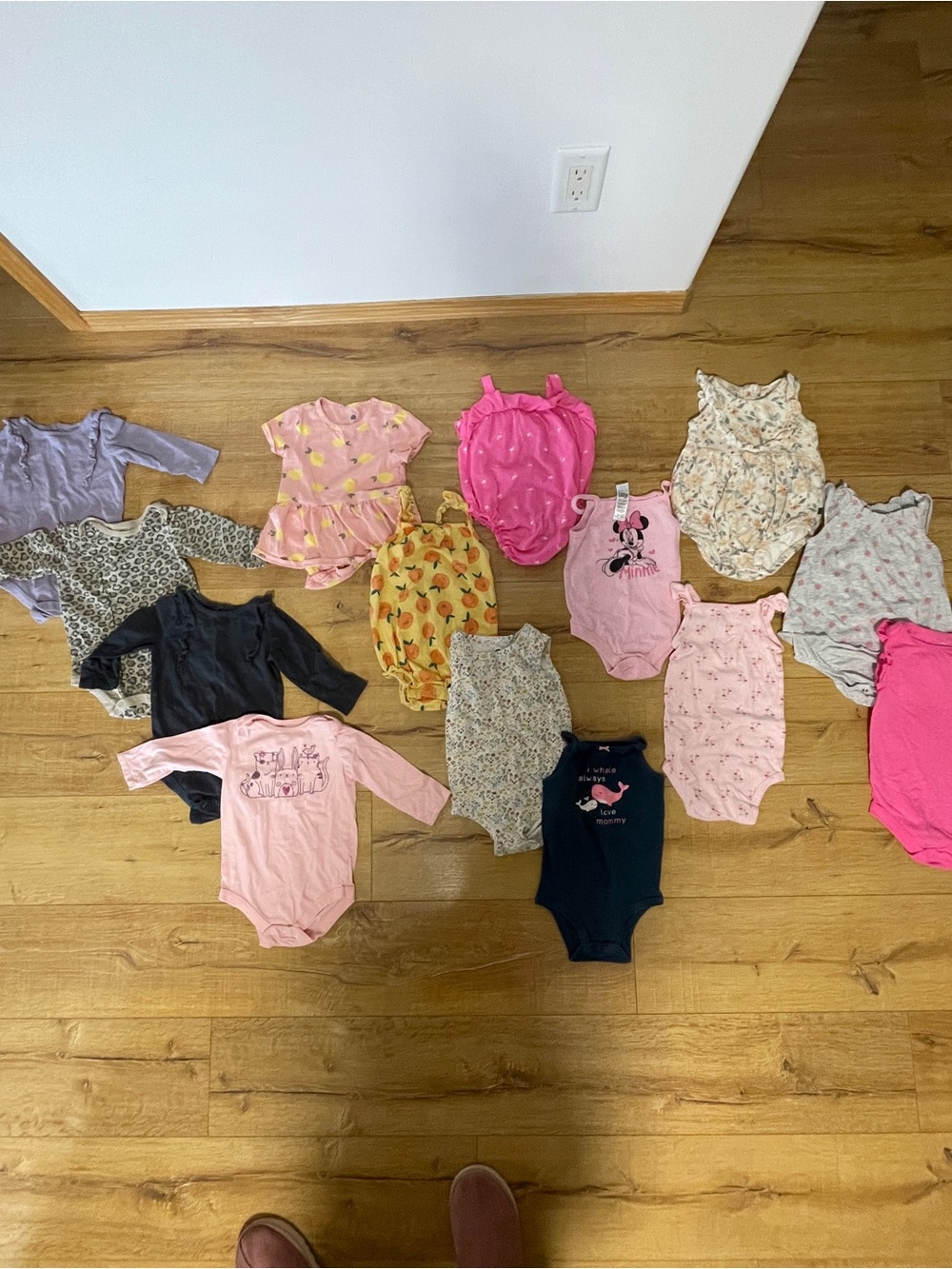 18-24 / 2T girls bodysuit bundle